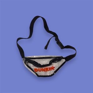 RARE Dunkin Clear/Transparent Fanny Pack or Waist Bag